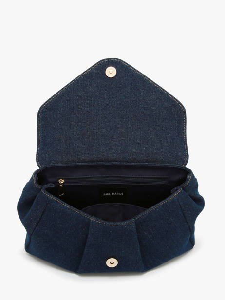 Cross Body Tas Denim Brut Paul marius Blauw denim brut SUZM2DEB ander zicht 2
